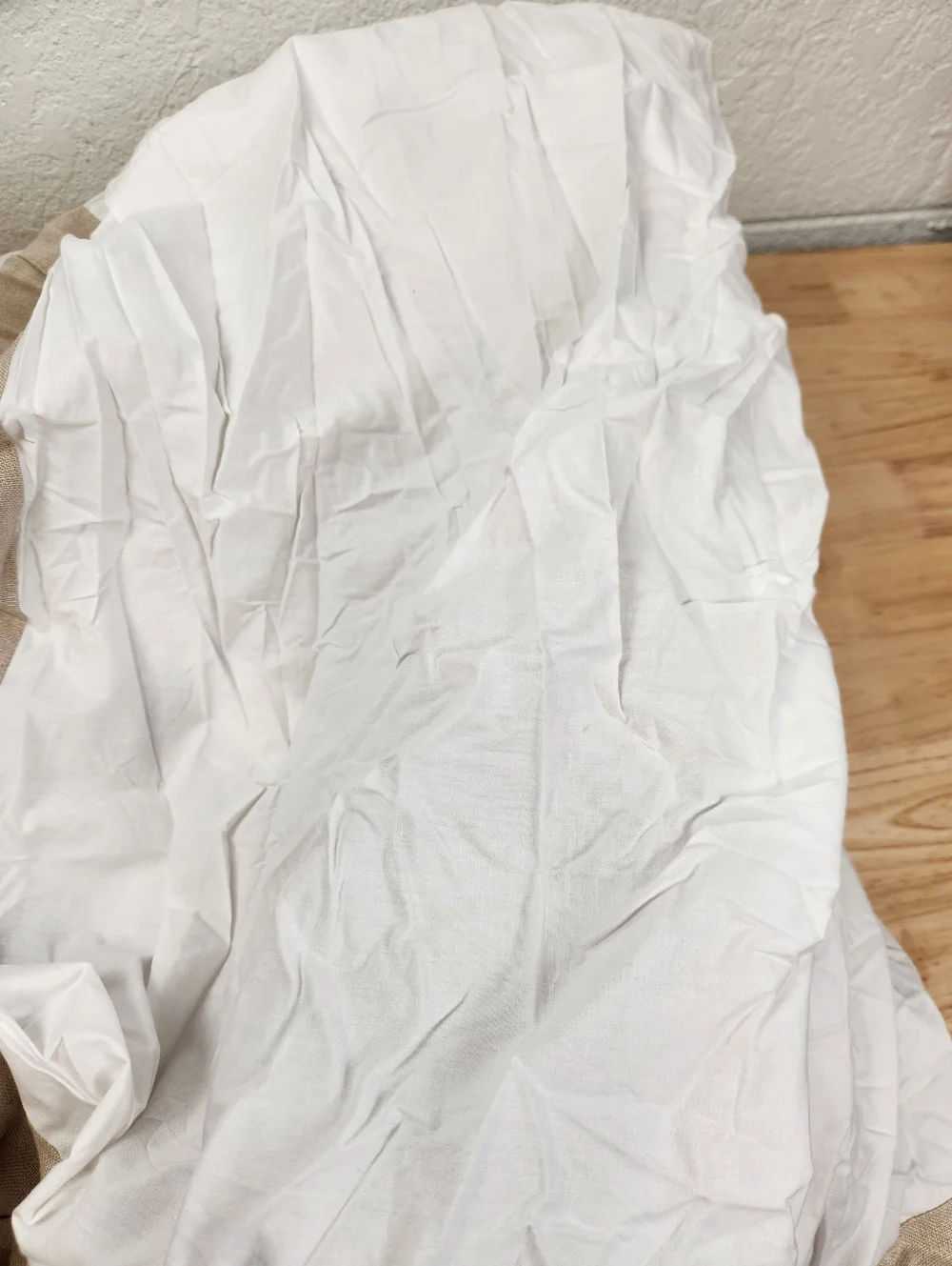 West Elm Box-Spring Cover Boxspring Linen Drop Cotton Sheet Sz King NOS